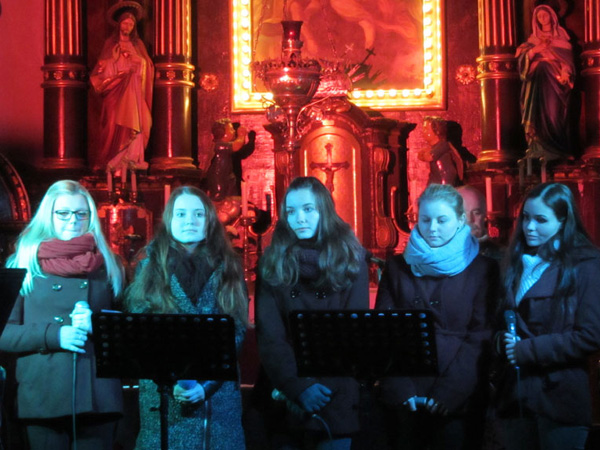Chrámový vánoční koncert Borovnice 2015